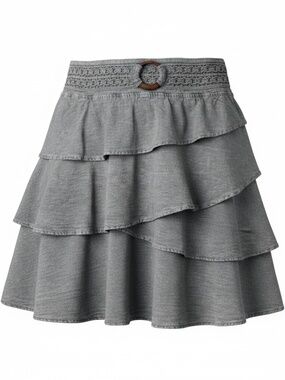Cotton Natural petal ruffle skirt - size Large 🌟